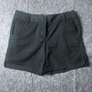 LOFT Womens Black Size 4 The Riviera Short Casual Flat Front W/pockets #130